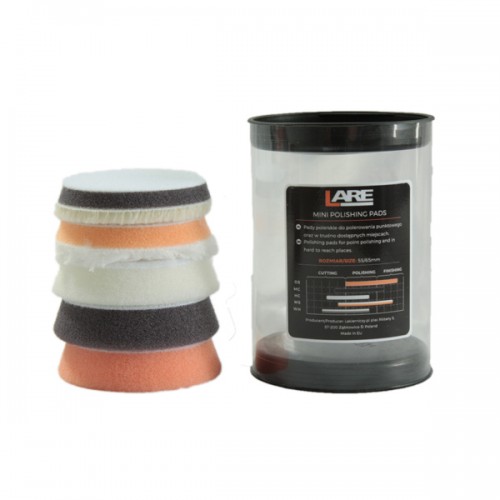 LARE Mix Pads Polimento 55/65mm 5unid